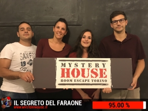 escape room mystery house torino Il segreto del faraone