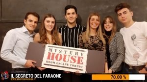 escape room mystery house torino Il segreto del faraone