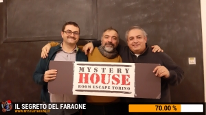 escape room mystery house torino Il segreto del faraone
