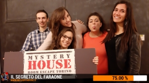 escape room mystery house torino Il segreto del faraone