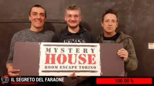 escape room mystery house torino Il segreto del faraone