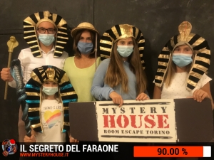 escape room mystery house torino Il segreto del faraone