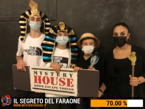 escape room mystery house torino Il segreto del faraone