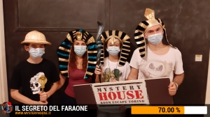 escape room mystery house torino Il segreto del faraone