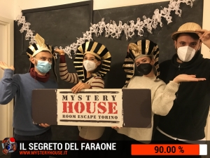 escape room mystery house torino Il segreto del faraone