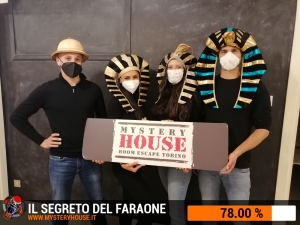 escape room mystery house torino Il segreto del faraone