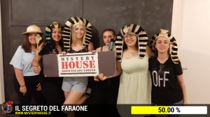 escape room mystery house torino Il segreto del faraone