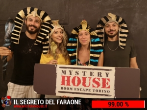 escape room mystery house torino Il segreto del faraone