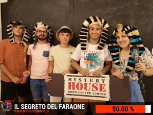 escape room mystery house torino Il segreto del faraone