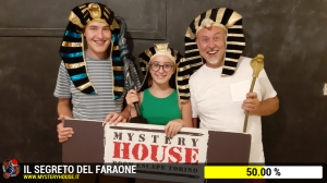 escape room mystery house torino Il segreto del faraone