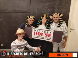 escape room mystery house torino Il segreto del faraone