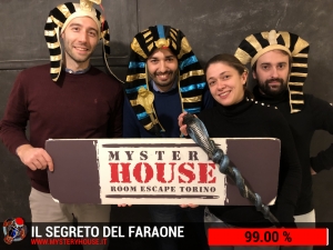 escape room mystery house torino Il segreto del faraone