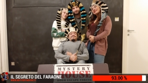 escape room mystery house torino Il segreto del faraone