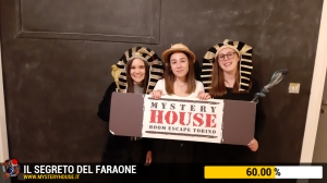 escape room mystery house torino Il segreto del faraone