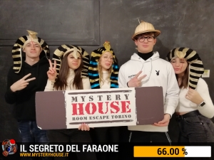 escape room mystery house torino Il segreto del faraone