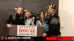 escape room mystery house torino Il segreto del faraone