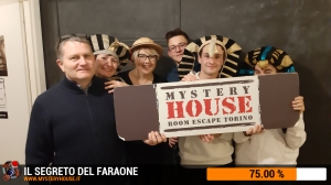 escape room mystery house torino Il segreto del faraone