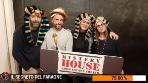 escape room mystery house torino Il segreto del faraone