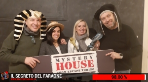 escape room mystery house torino Il segreto del faraone