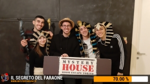 escape room mystery house torino Il segreto del faraone