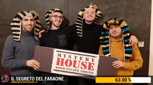 escape room mystery house torino Il segreto del faraone