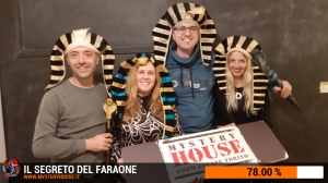 escape room mystery house torino Il segreto del faraone