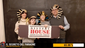escape room mystery house torino Il segreto del faraone