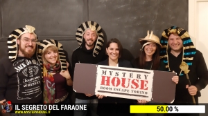 escape room mystery house torino Il segreto del faraone
