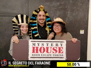 escape room mystery house torino Il segreto del faraone