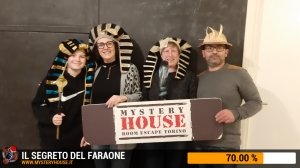 escape room mystery house torino Il segreto del faraone