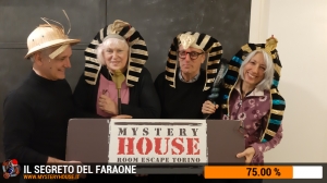 escape room mystery house torino Il segreto del faraone