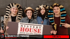 escape room mystery house torino Il segreto del faraone