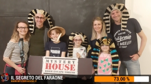 escape room mystery house torino Il segreto del faraone