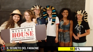 escape room mystery house torino Il segreto del faraone