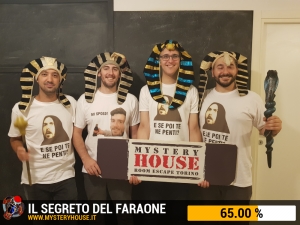 escape room mystery house torino Il segreto del faraone