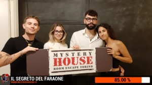 escape room mystery house torino Il segreto del faraone