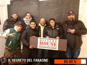 escape room mystery house torino Il segreto del faraone