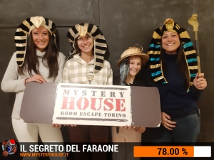 escape room mystery house torino Il segreto del faraone