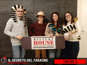 escape room mystery house torino Il segreto del faraone