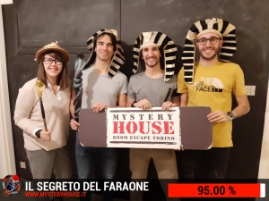 escape room mystery house torino Il segreto del faraone