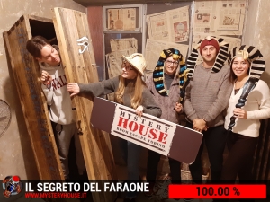 escape room mystery house torino Il segreto del faraone