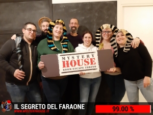 escape room mystery house torino Il segreto del faraone