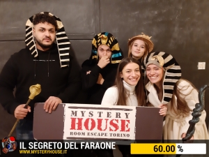 escape room mystery house torino Il segreto del faraone