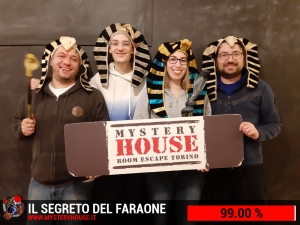 escape room mystery house torino Il segreto del faraone
