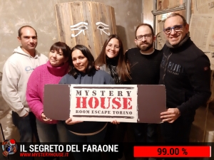 escape room mystery house torino Il segreto del faraone