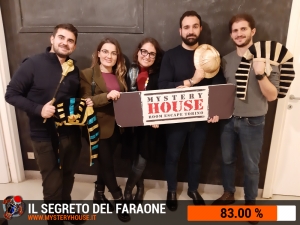 escape room mystery house torino Il segreto del faraone