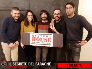 escape room mystery house torino Il segreto del faraone