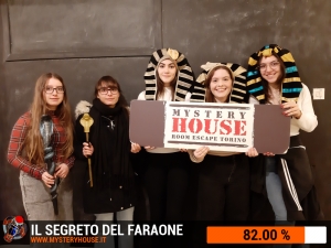 escape room mystery house torino Il segreto del faraone