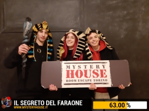 escape room mystery house torino Il segreto del faraone