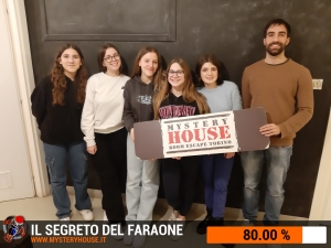 escape room mystery house torino Il segreto del faraone